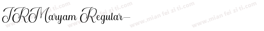 IRMaryam Regular字体转换